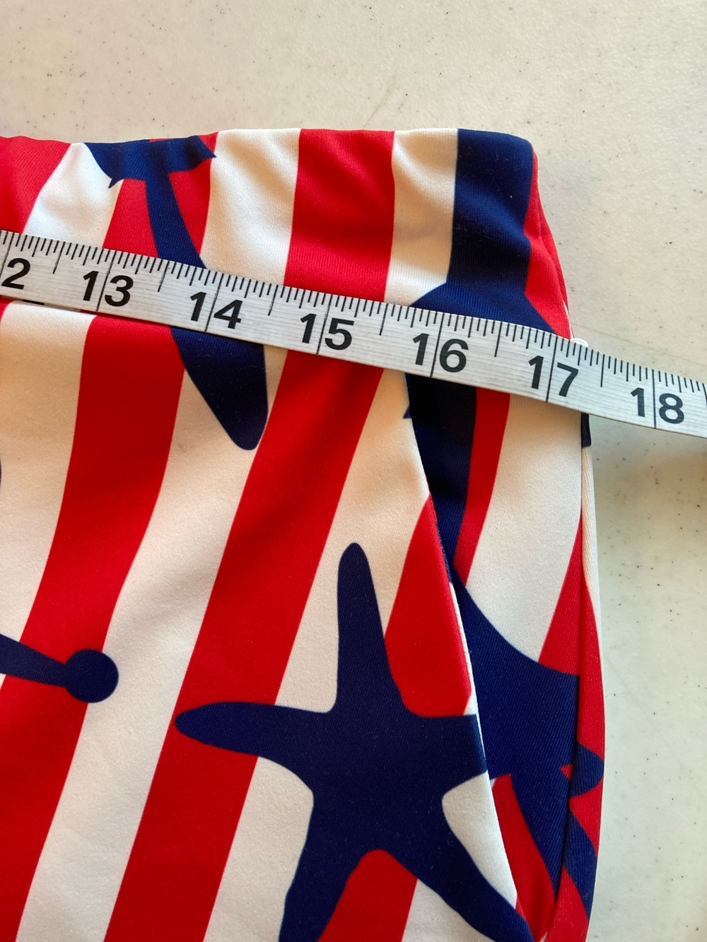 Nautical Stripe Women’s Skort - Red, White & Blue - Picture 6 of 8